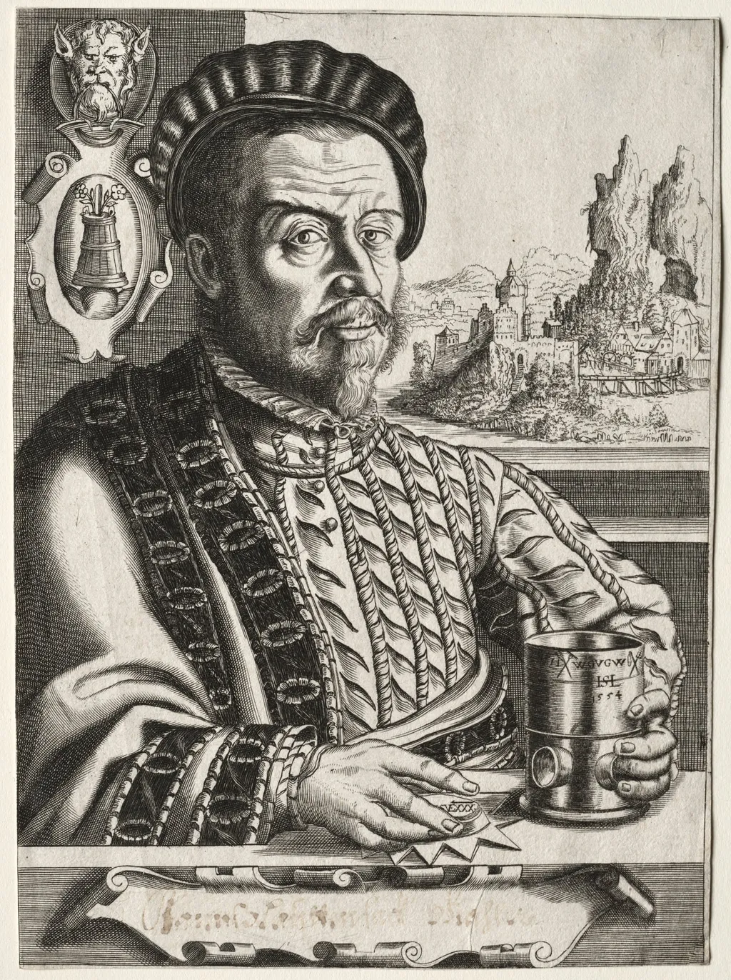 Ulrich Schwaiger, by Hanns Lautensack, 1555