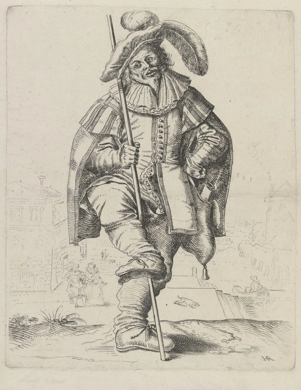 H Beard Print Collection, by Hans Ammon, 1650