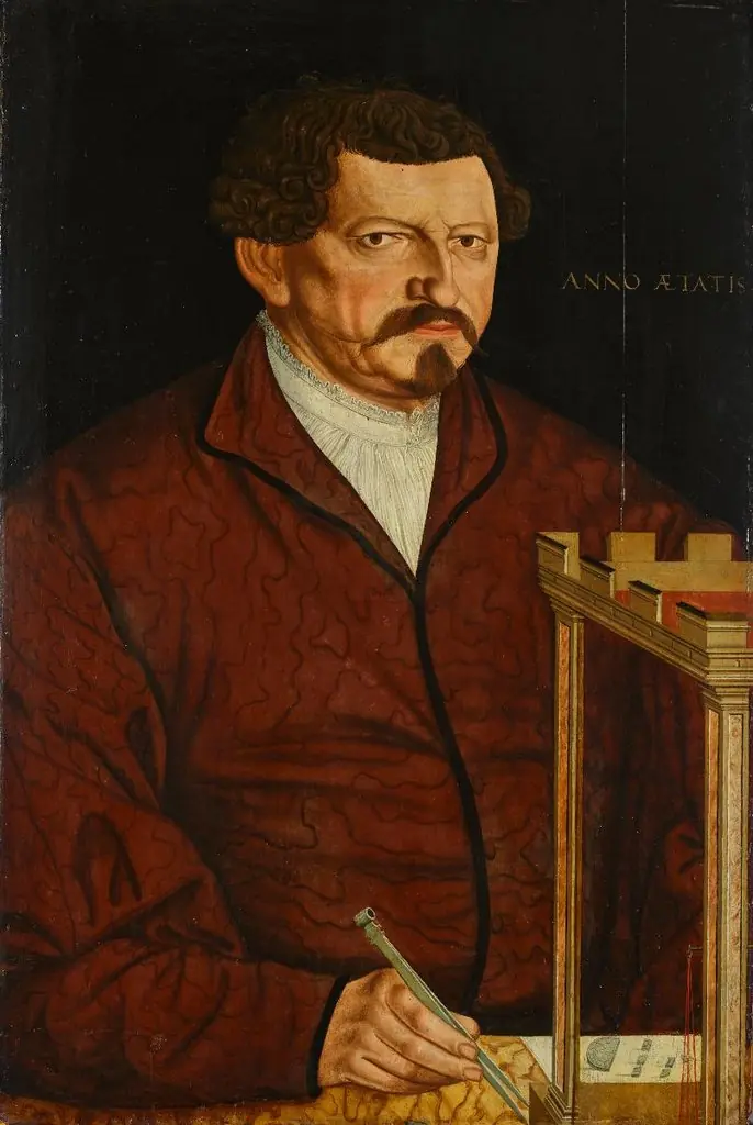 Bildnis des Medailleurs und Münzmeisters Jakob Stampfer, by Hans Asper