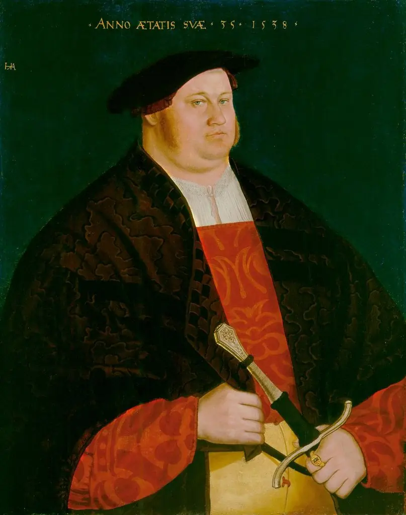 Portrait of Leonhard Holzhalb, by Hans Asper
