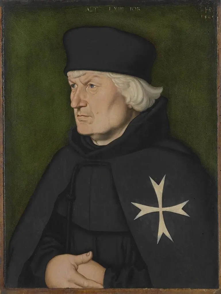 Bildnis des Straßburger Johanniterkomturs Balthasar Gerhardi, by Hans Baldung Grien