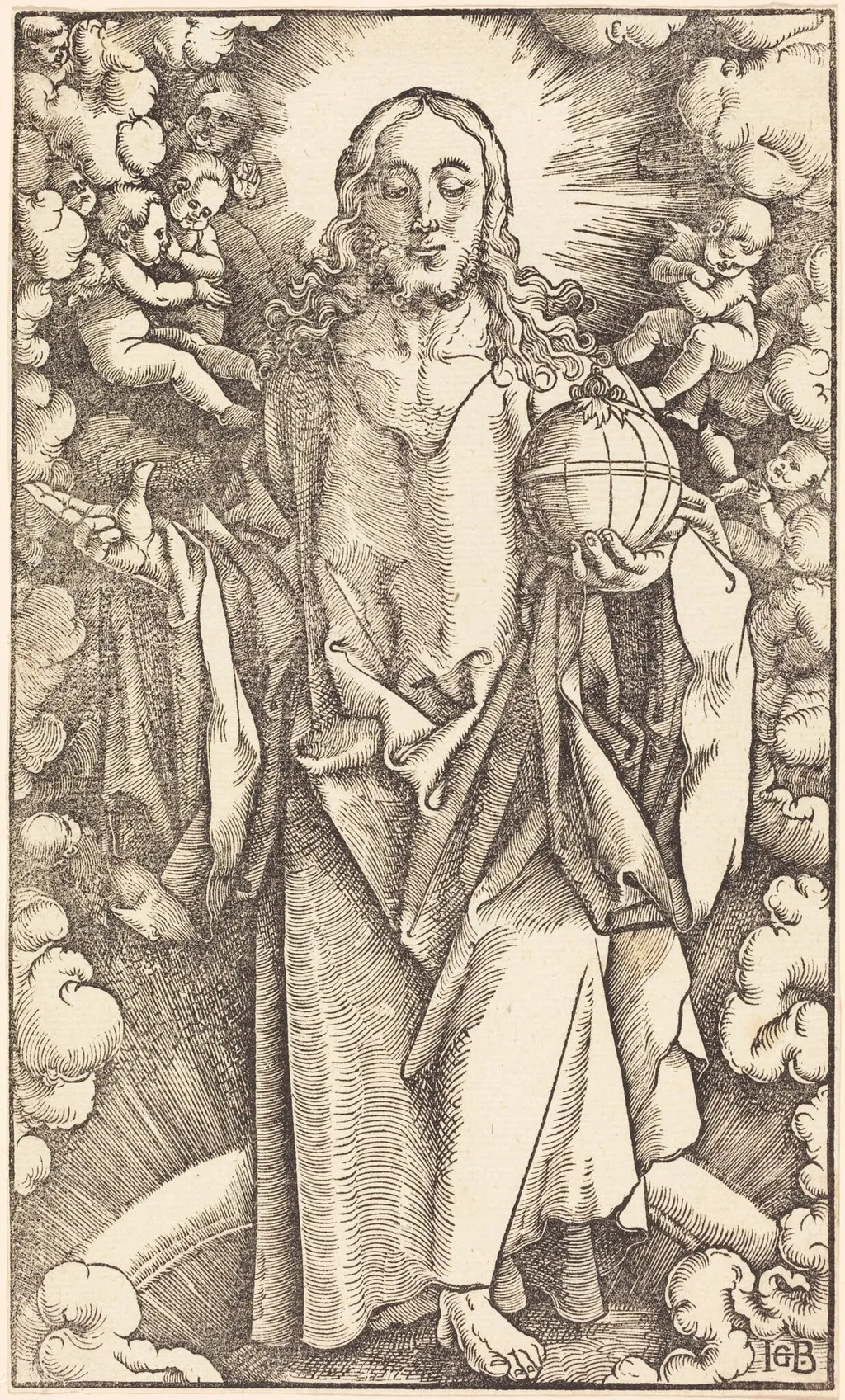 Christ, by Hans Baldung Grien, ink, 1519