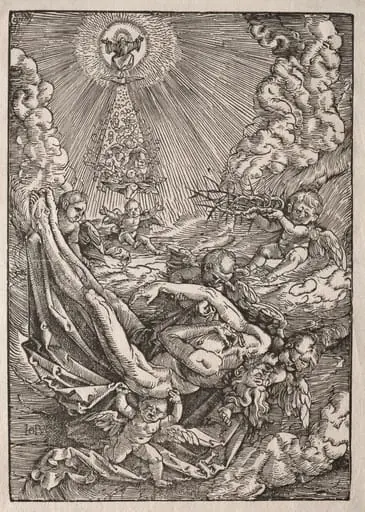 Christ Carried to Heaven by Angels, by Hans Baldung Grien