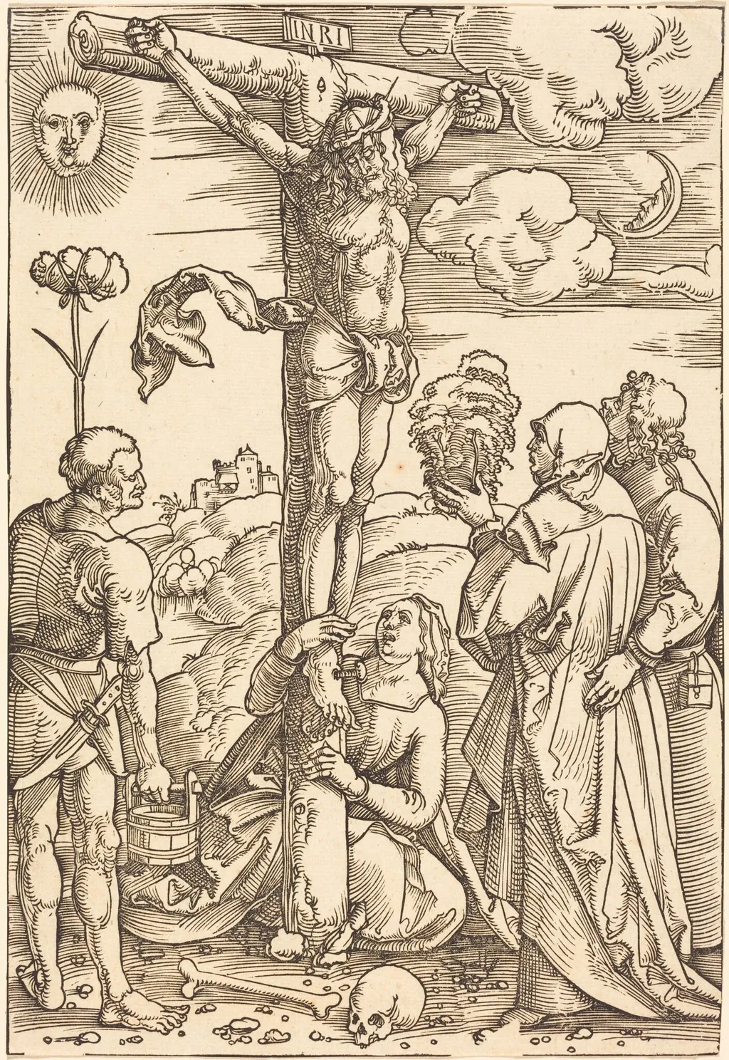 Christ on the Cross, by Hans Baldung Grien, ink, 1505