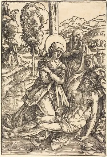 Lamentation for Christ, by Hans Baldung Grien