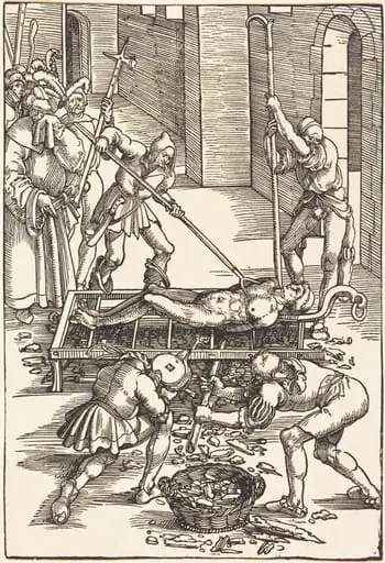 Martyrdom of Saint Lawrence, by Hans Baldung Grien