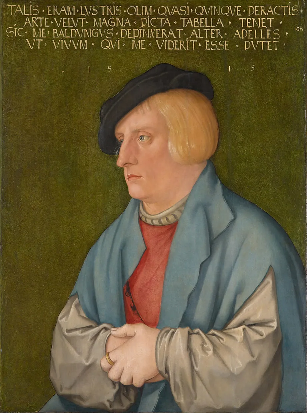 Portrait of a young man, by Hans Baldung Grien, unspecified, 1515