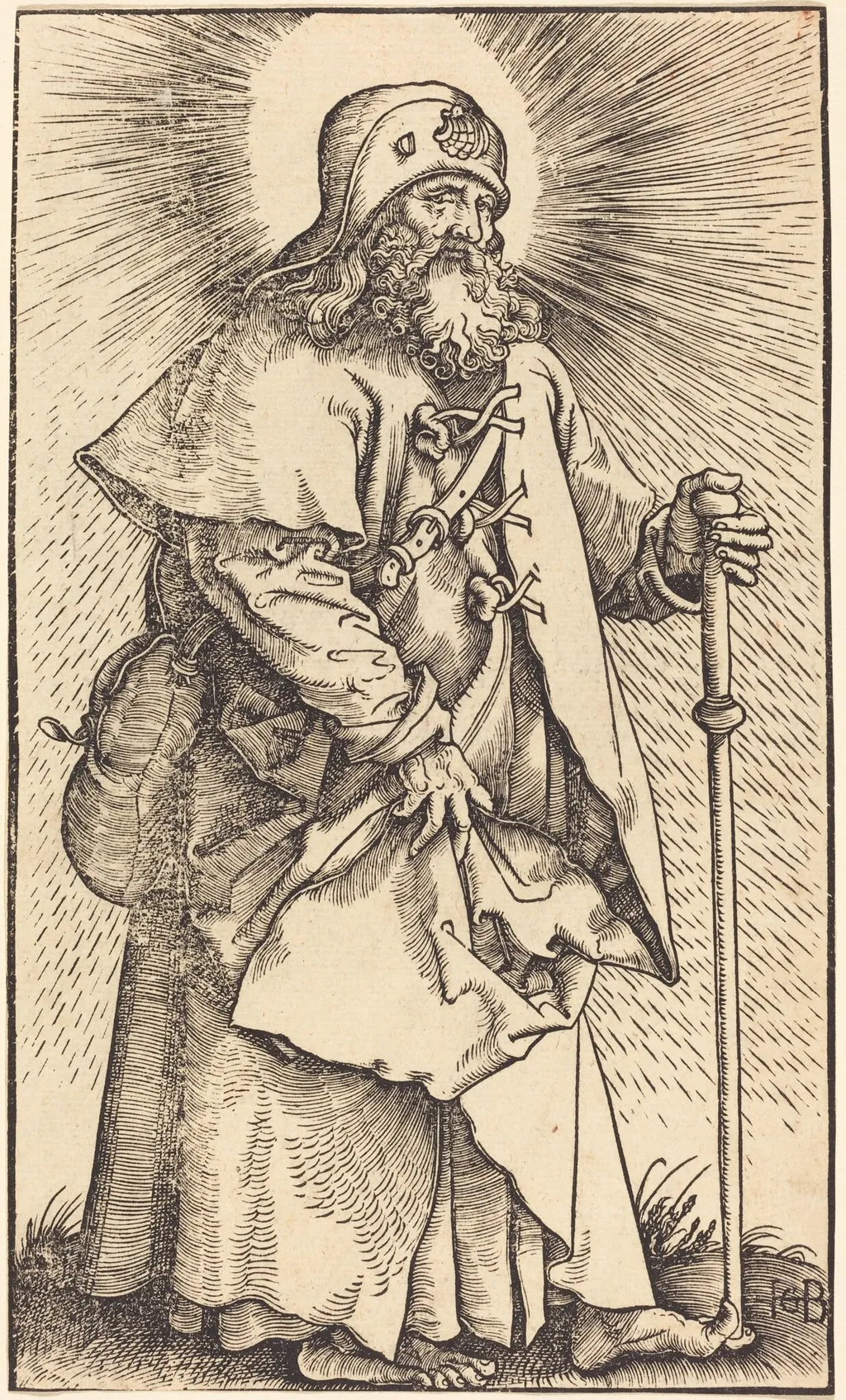 Saint James the Great, by Hans Baldung Grien, ink, 1519