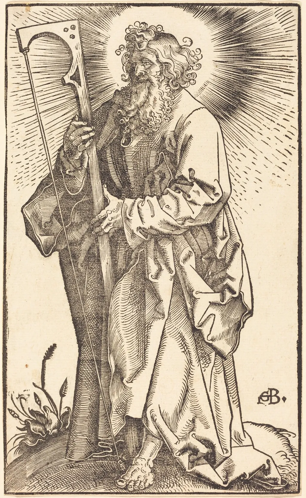 Saint James the Less, by Hans Baldung Grien, ink, 1519