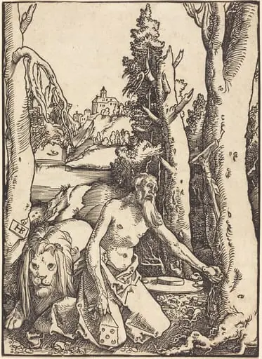 Saint Jerome in the Desert, by Hans Baldung Grien