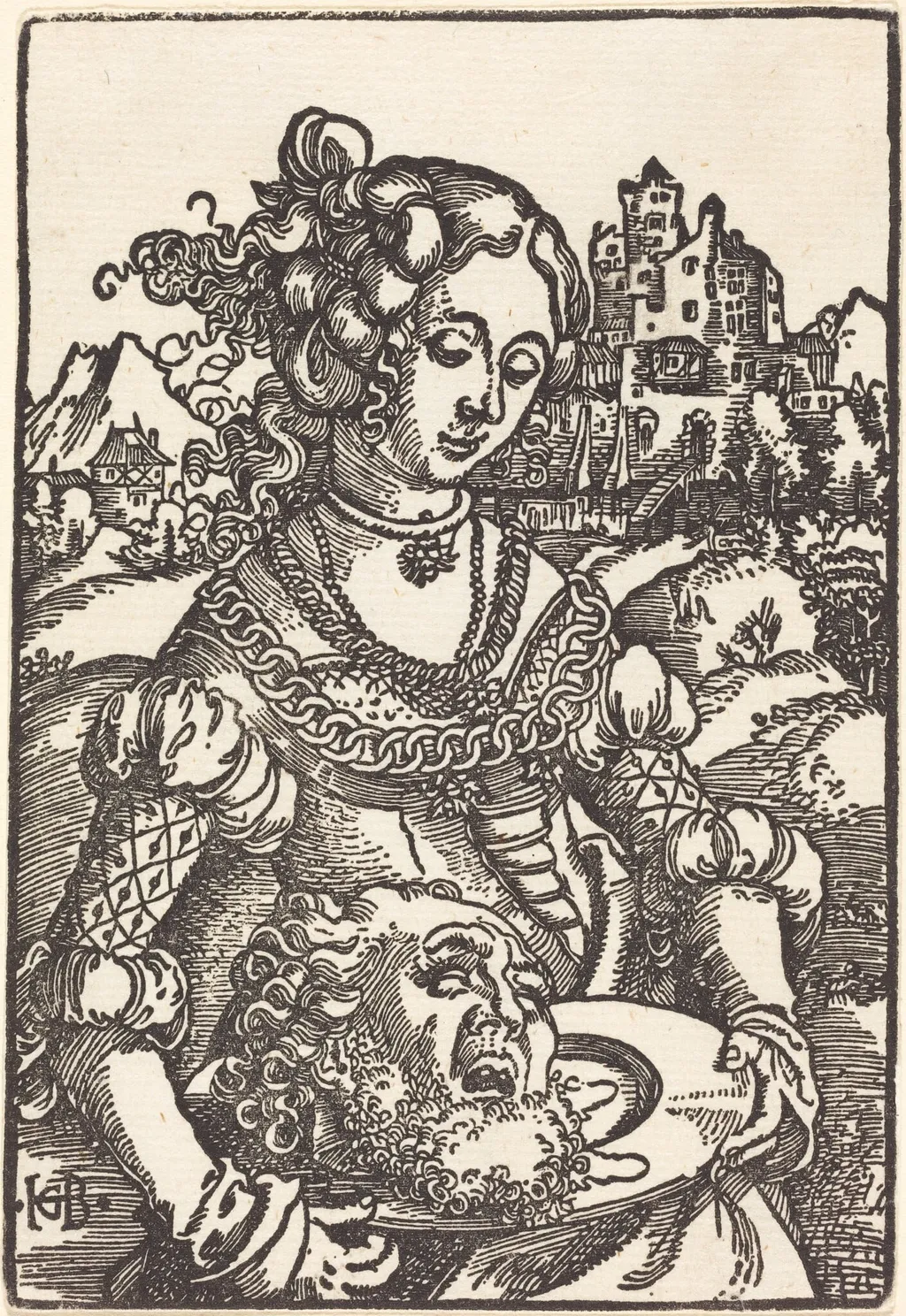 Salome, by Hans Baldung Grien, ink, 1512