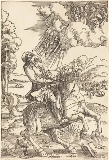The Conversion of Saint Paul, by Hans Baldung Grien