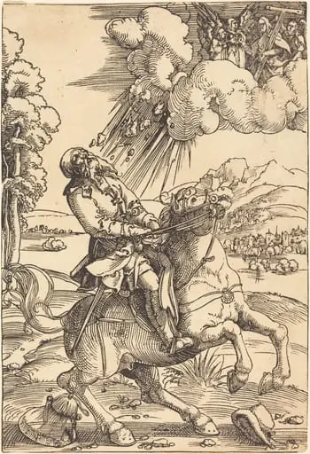 The Conversion of Saint Paul, by Hans Baldung Grien