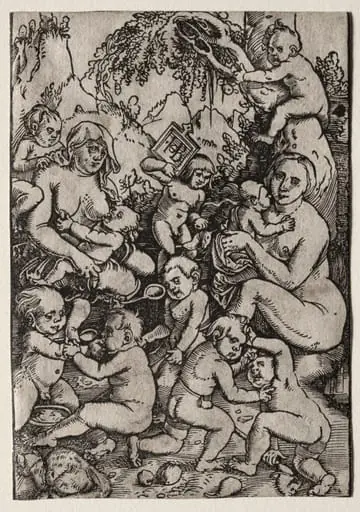 The Two Mothers, by Hans Baldung Grien