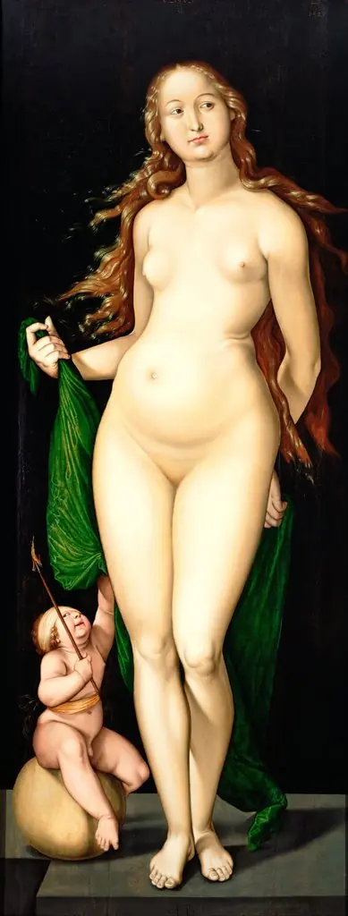 Venus and Amor, by Hans Baldung Grien