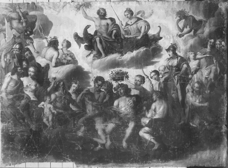 Götterversammlung (zugeschrieben), by Hans Bocksberger the Younger, unspecified, 1556