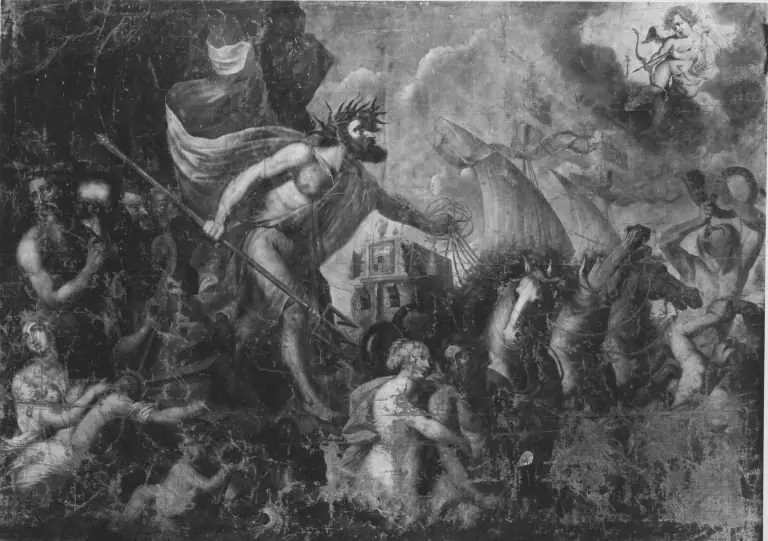 Neptun auf einem Muschelwagen (zugeschrieben), by Hans Bocksberger the Younger