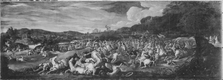 Sieg der Isrealiten am Berg Horeb (zugeschrieben), by Hans Bocksberger the Younger, unspecified, 1556