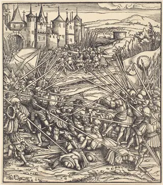 Battle of the Foot Soldiers with Lances