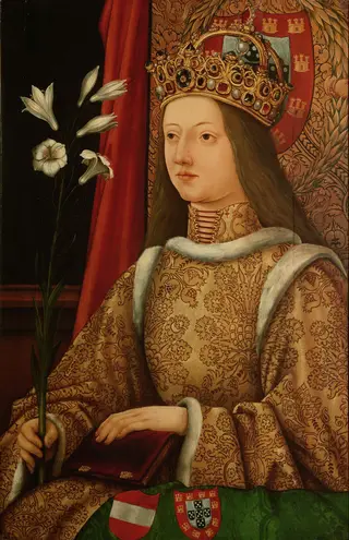 Portrait of Eleonore of Portugal, by Hans Burgkmair I