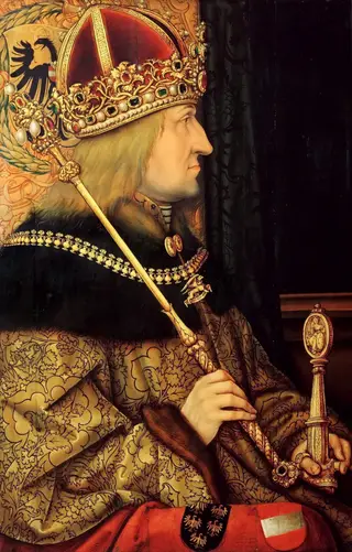 Portrait of Frederick III, Holy Roman Emperor, by Hans Burgkmair I