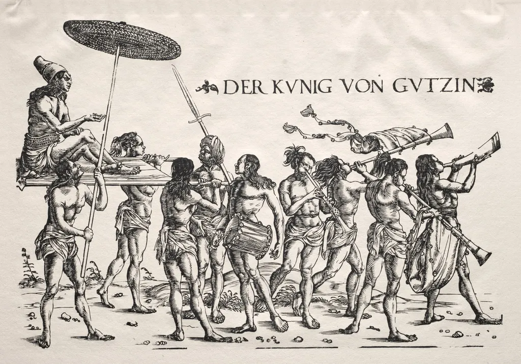 The King of Cochin, by Hans Burgkmair I, 1512
