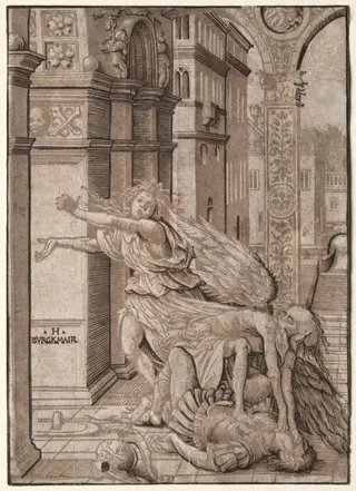 The Lovers Surprised by Death, by Hans Burgkmair I