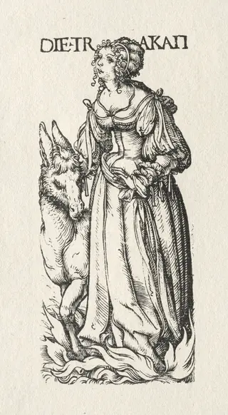 The Seven Vices: Sloth, by Hans Burgkmair I