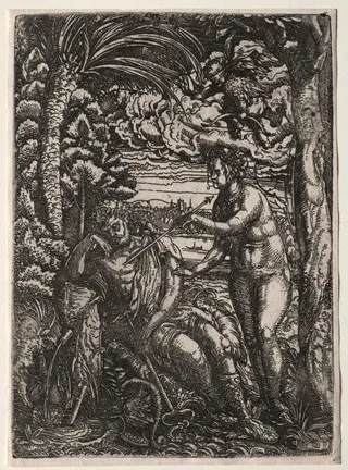 Venus and Mercury, by Hans Burgkmair I