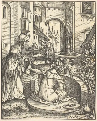 Bathsheba at Her Bath, by Hans Burgkmair the Elder