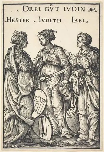 Hester, Judith and Jael, by Hans Burgkmair the Elder