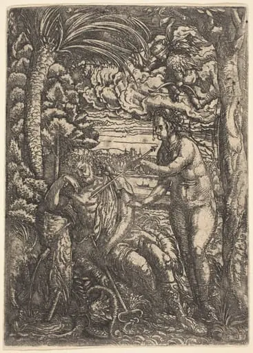 Mercury and Venus, by Hans Burgkmair the Elder