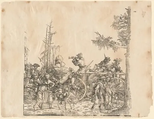 Peasants with a Cart, by Hans Burgkmair the Elder