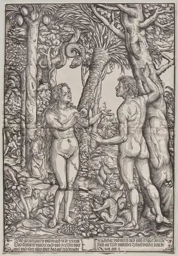 The Fall of Adam and Eve, by Hans Burgkmair the Elder