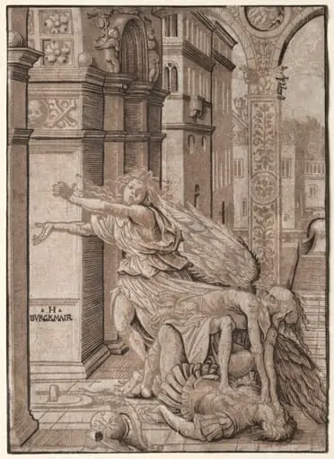 The Lovers Surprised by Death, by Hans Burgkmair the Elder