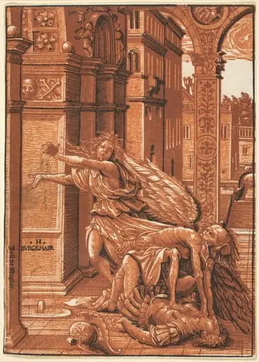 The Lovers Surprised by Death, by Hans Burgkmair the Elder