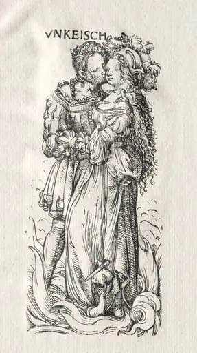 The Seven Vices: Lust, by Hans Burgkmair the Elder