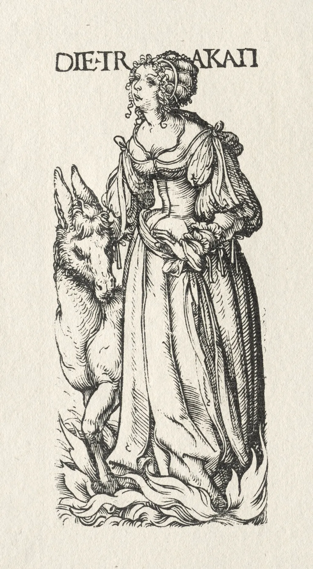 The Seven Vices: Sloth, by Hans Burgkmair the Elder, 1510
