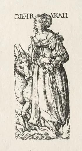 The Seven Vices: Sloth, by Hans Burgkmair the Elder