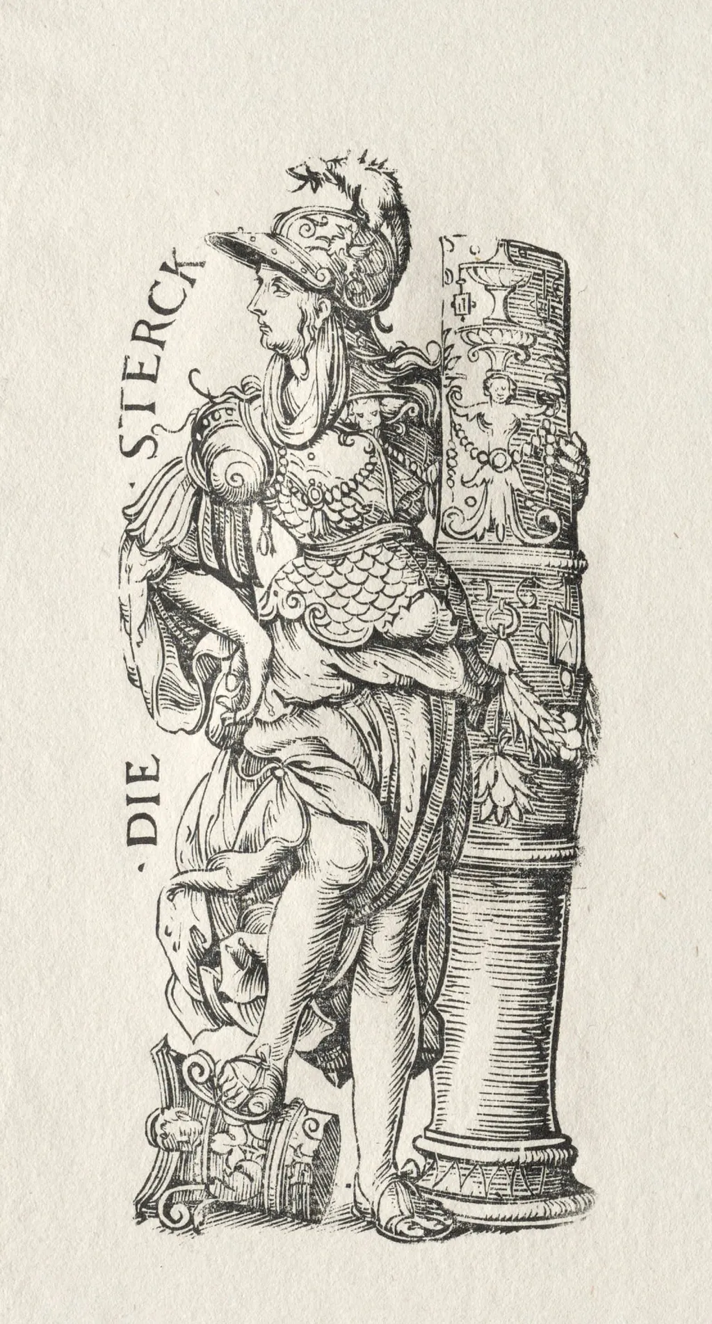 The Seven Virtues: Courage, by Hans Burgkmair the Elder, 1510