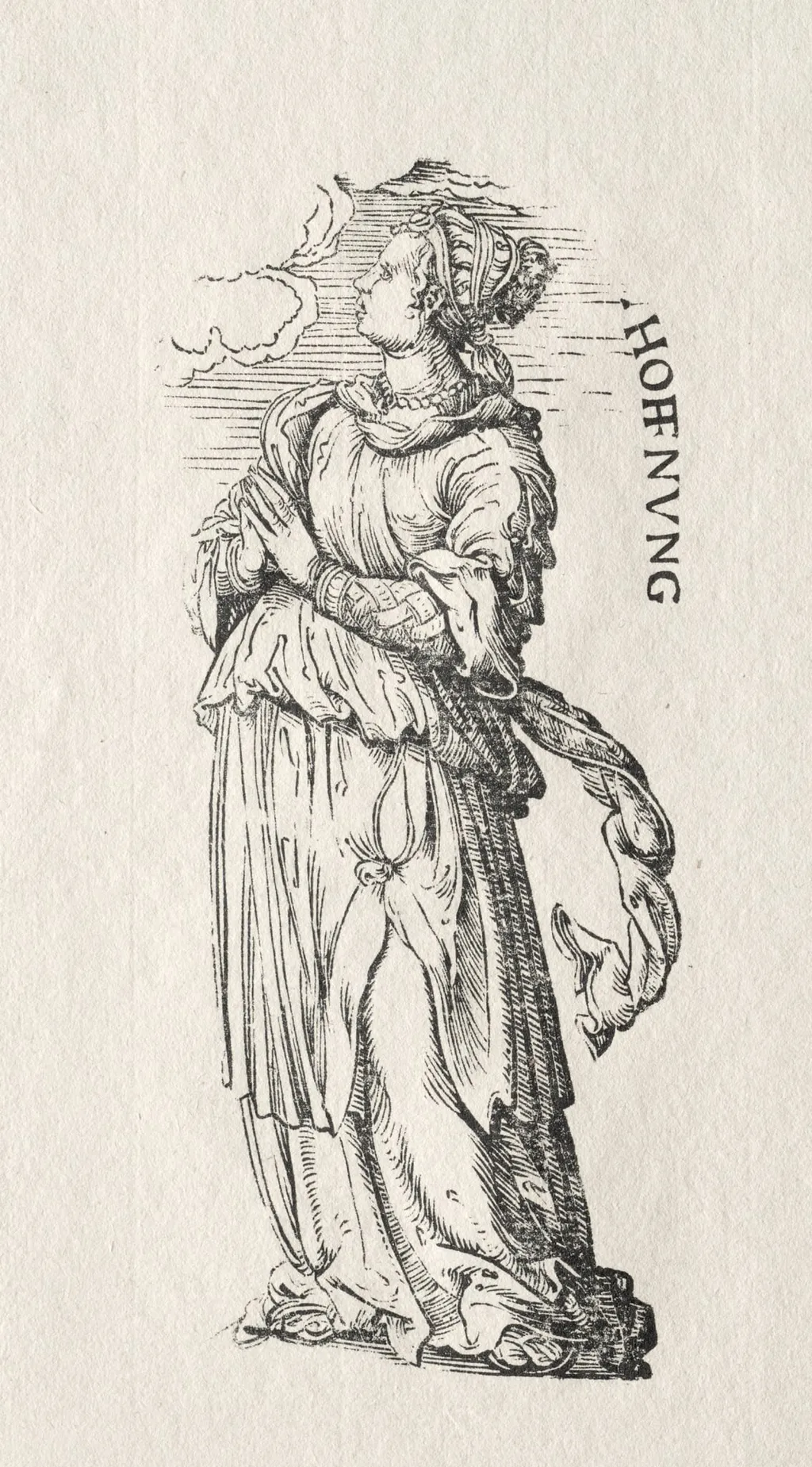 The Seven Virtues: Hope, by Hans Burgkmair the Elder, 1510