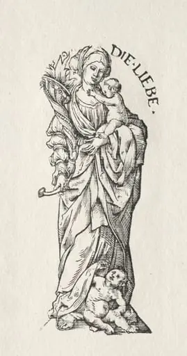 The Seven Virtues:  Love, by Hans Burgkmair the Elder