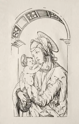 The Virgin with the Child under an arch, by Hans Burgkmair the Elder
