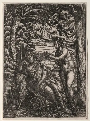 Venus and Mercury, by Hans Burgkmair the Elder