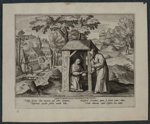 Saint Jerome, by Hans Collaert