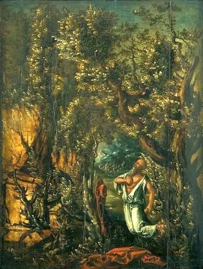 Saint Jerome., by Hans Dürer the Younger, 1526