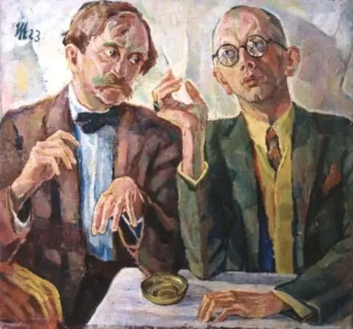 Dublu portret, by Hans Eder