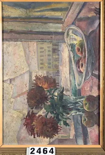 Natură moartă (Natură moartă cu crizanteme), by Hans Eder