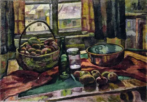 Natură statică la fereastră, by Hans Eder