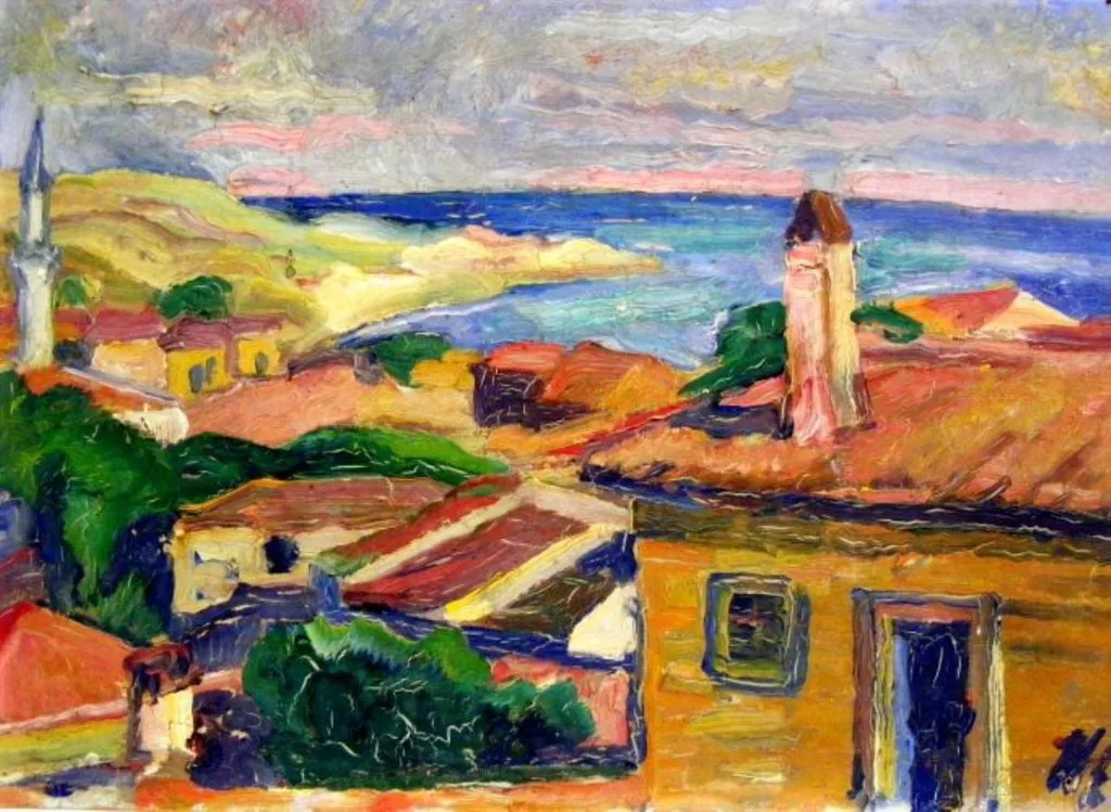 Peisaj din Balcic, by Hans Eder, unspecified, 1949